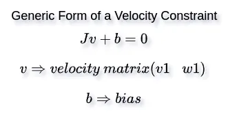 Velocity Constraints