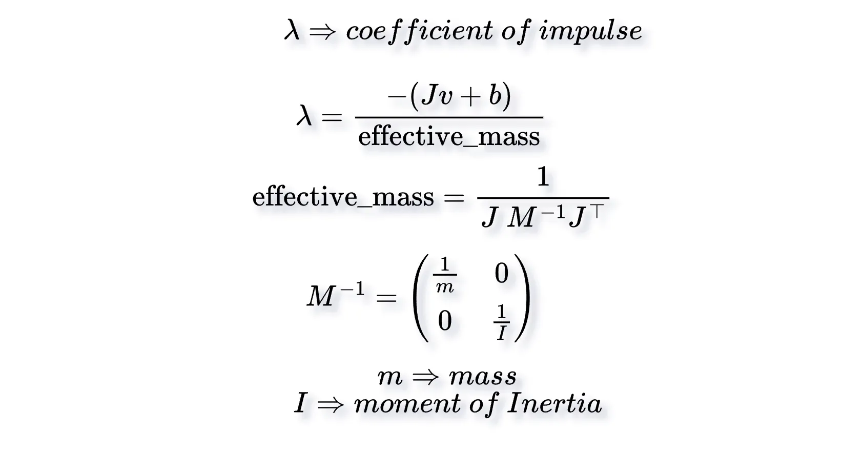 Impulse Solver